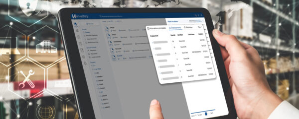 Tablette écran gestion de stock K inventory