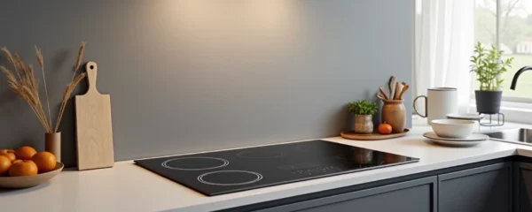 Plaque induction à hotte intégrée