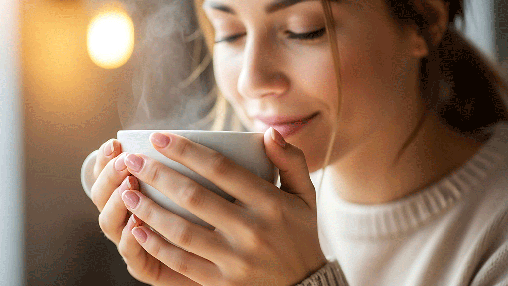 Homme humant café Senseo expression concentrée découverte aromatique